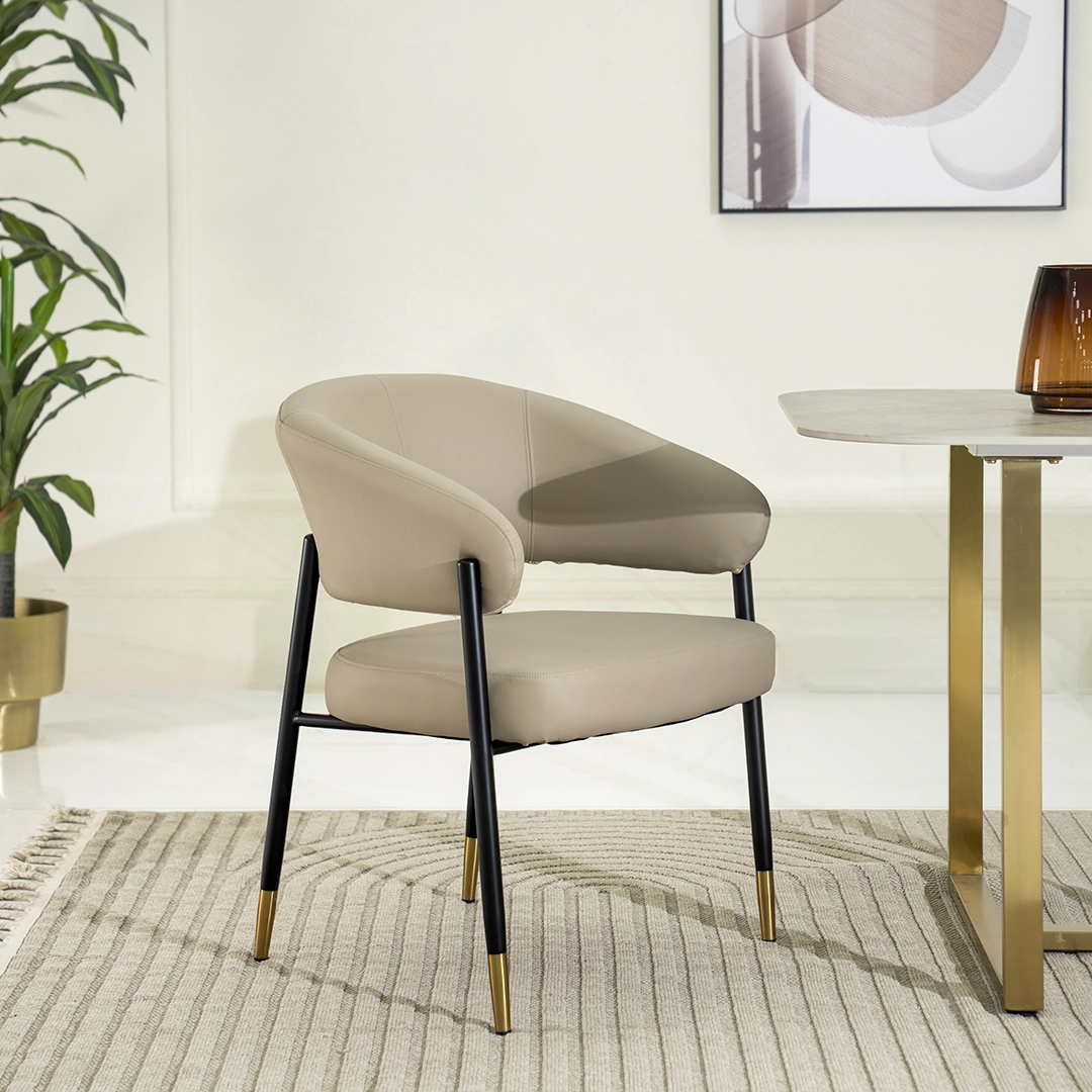 Olivia Dining Chair-Beige