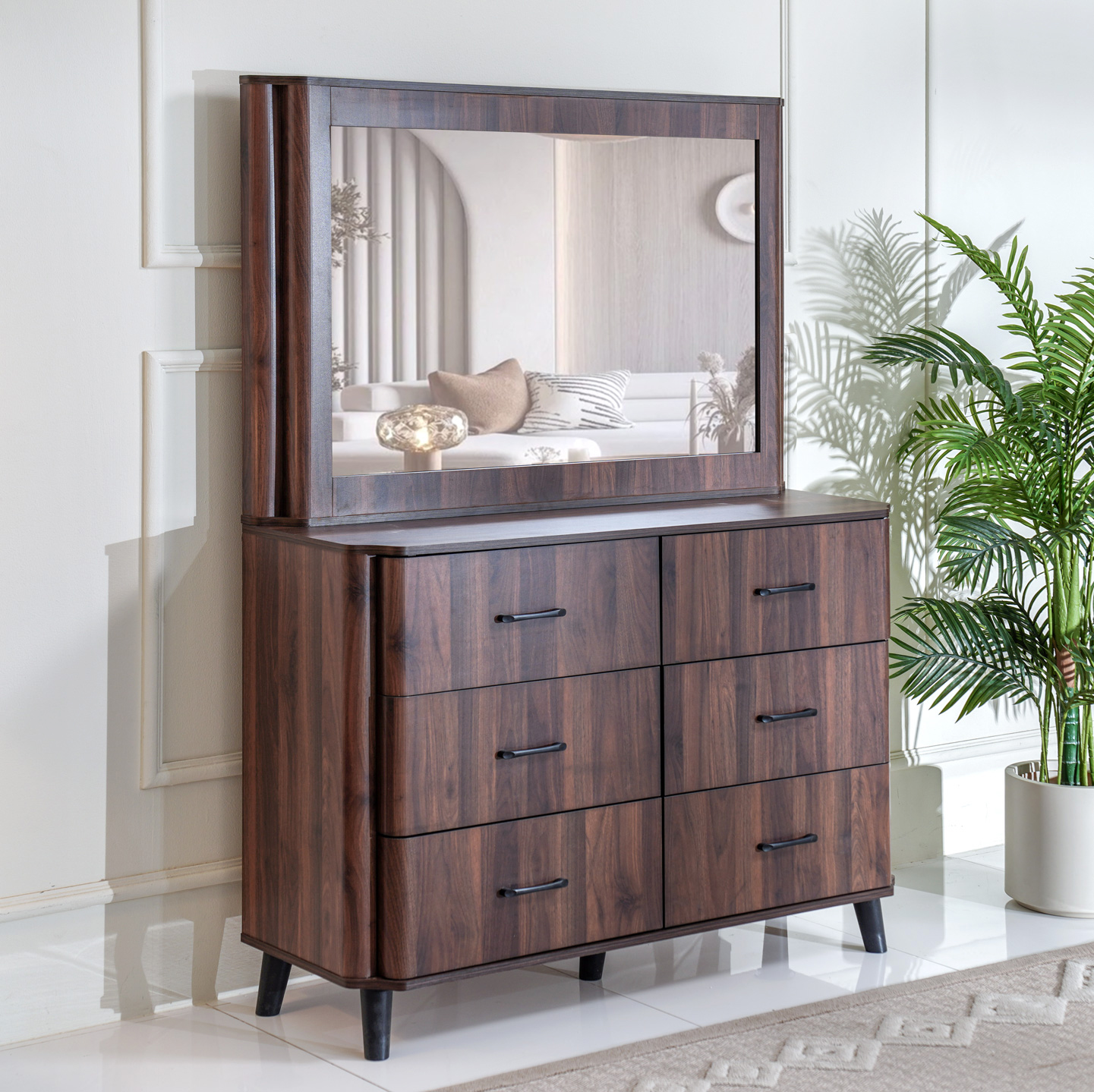 Suzanne Dresser with Mirror