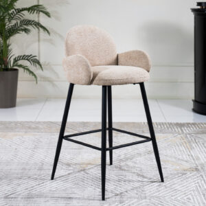Curvy Bar Chair-Beige