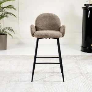 Curvy Bar Chair-Brown