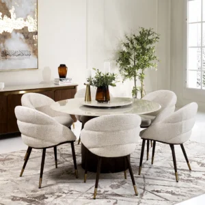 Petals 6-Seater Round Dining Set