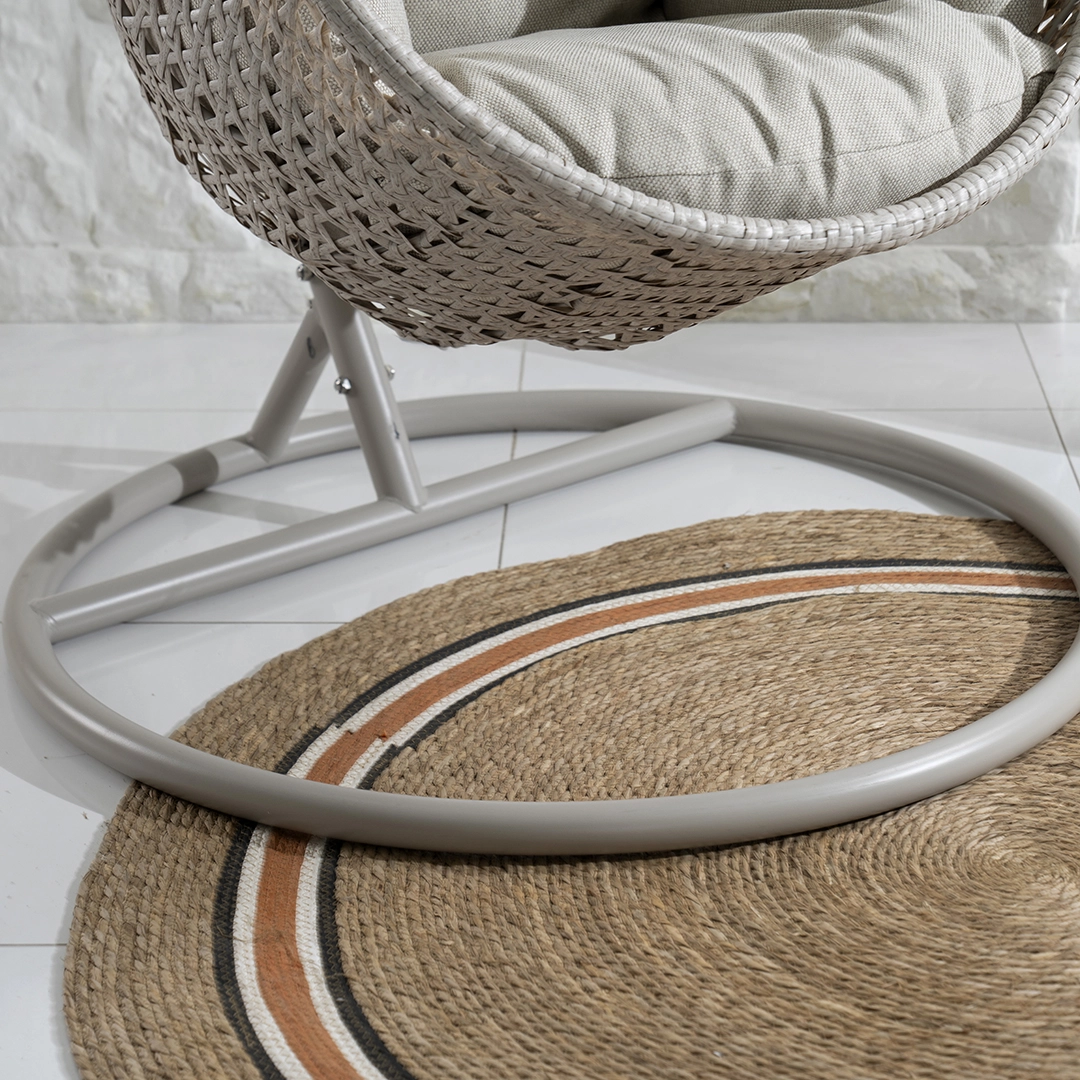 Sereno Swing Chair-Cream - Image 5