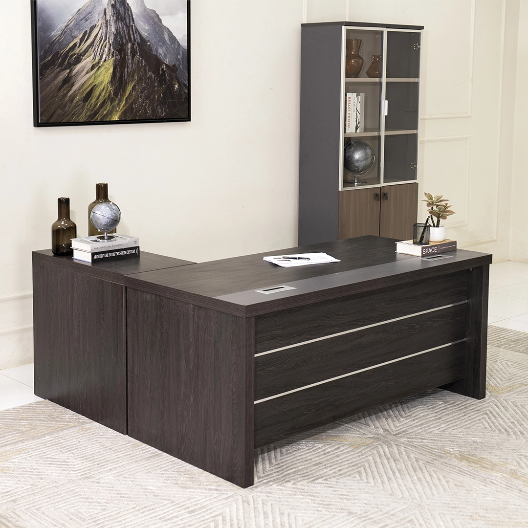 Sky Office Table-Walnut