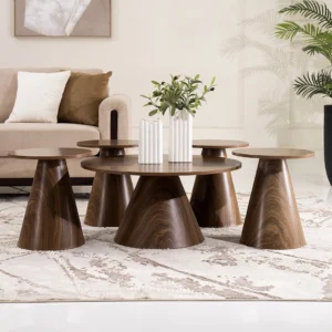 Brook 1+4 Coffee Table Set