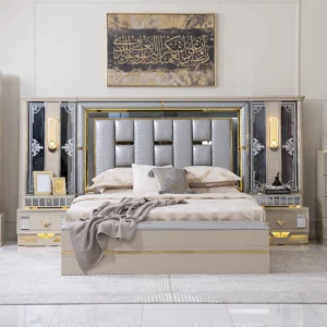 Noor 9-Piece King Bedroom Set-180*200 cm