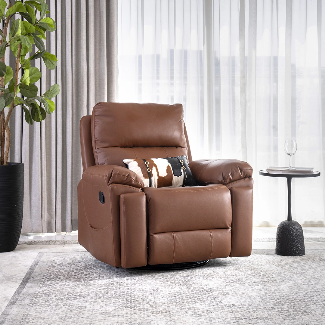 Remo Recliner Sofa-Chocolate