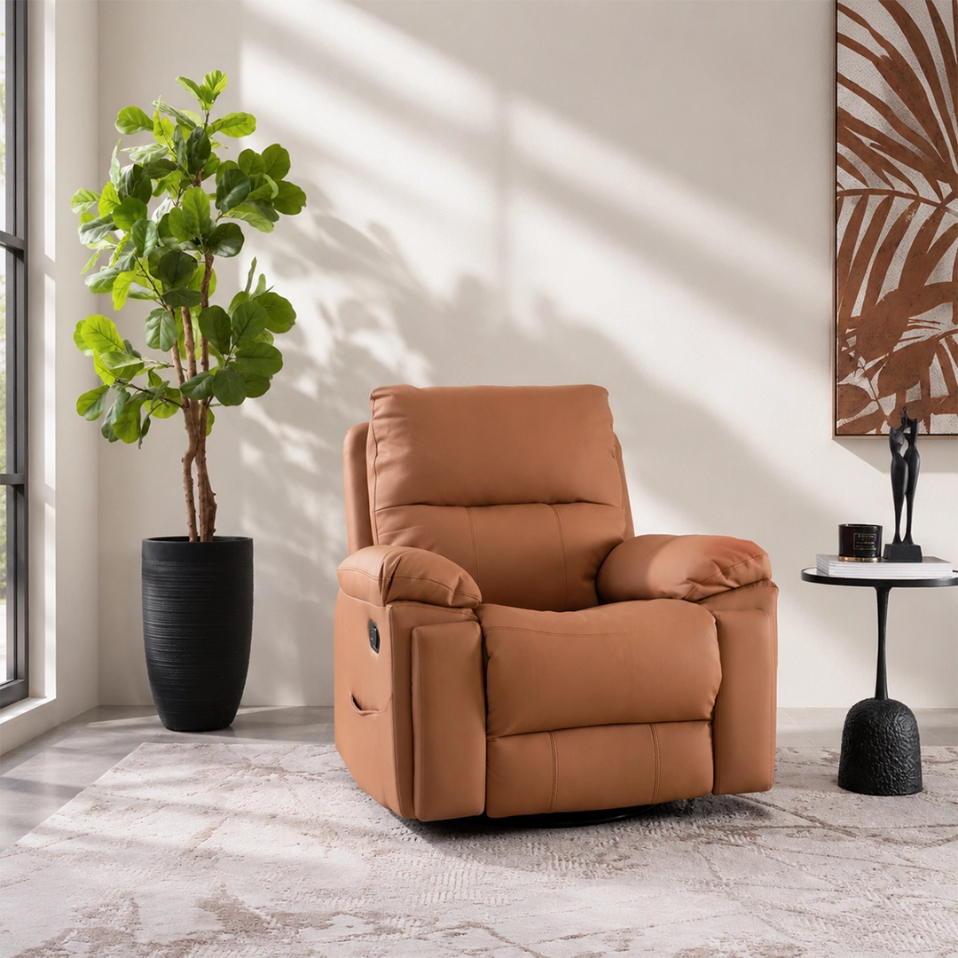 Remo Recliner Sofa-Tan