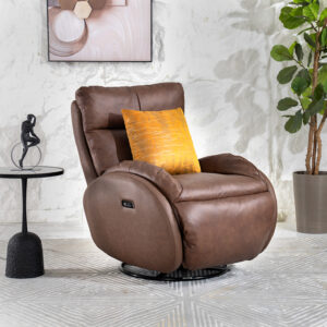 Spring Electric Recliner-Brown