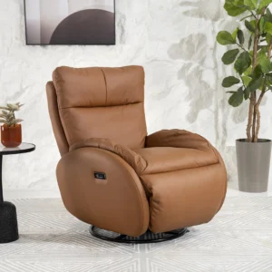 Spring Electric Recliner-Tan