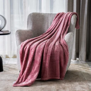 Celestine Knitted Blanket Pink 127x152Cm