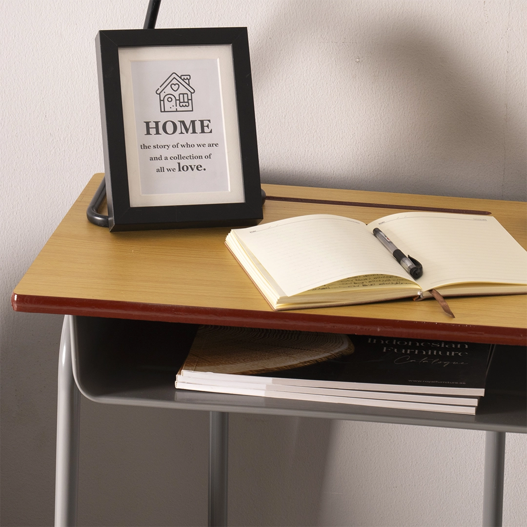 Delmar Kids Study Desk With Chair-Yellow Beech - Image 8