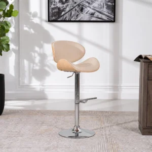 Holsted Bar Chair- Cream/Oak