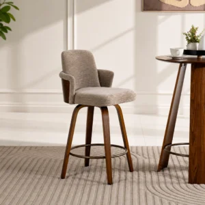 Ken Bar Chair-Walnut