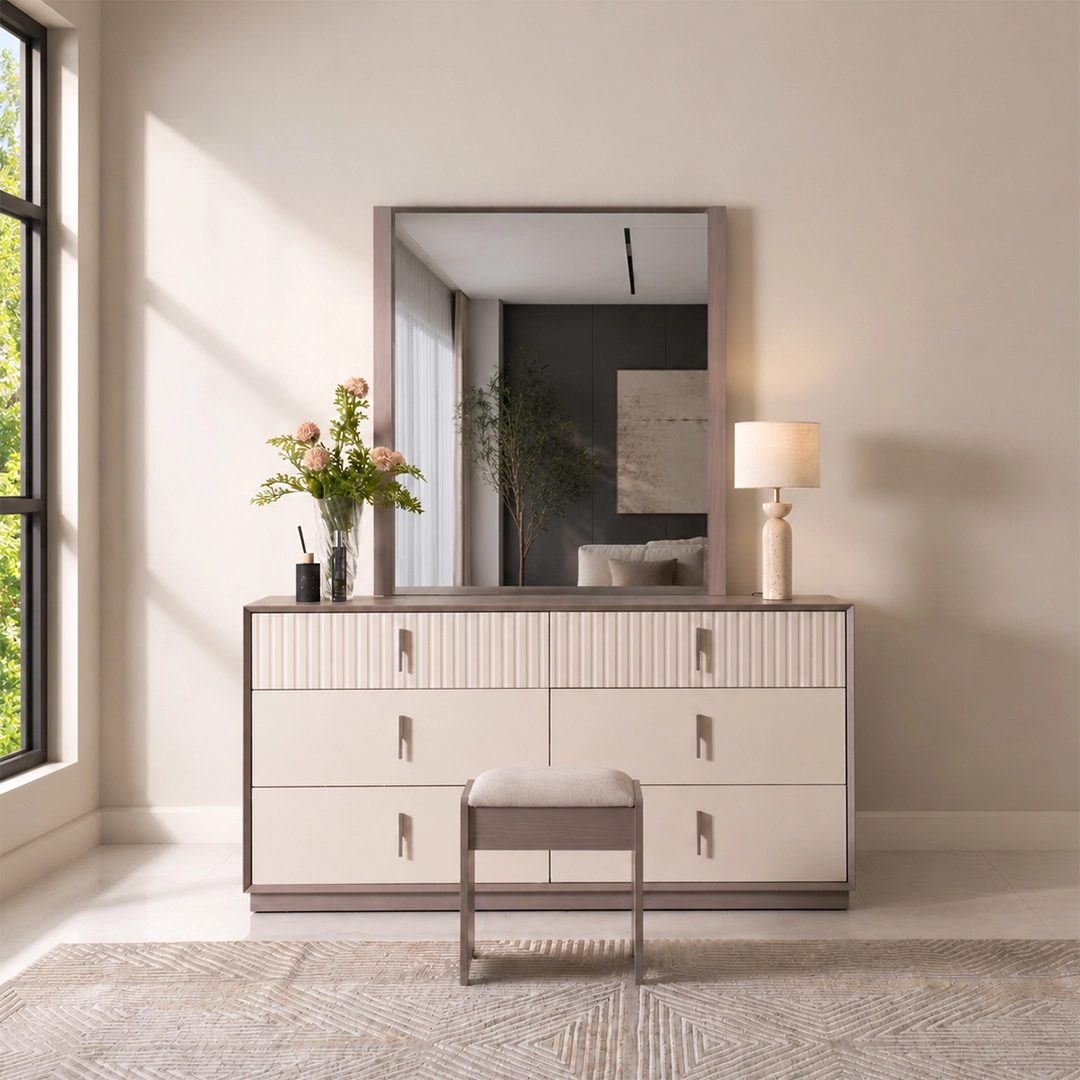 Lumi Dresser with Mirror