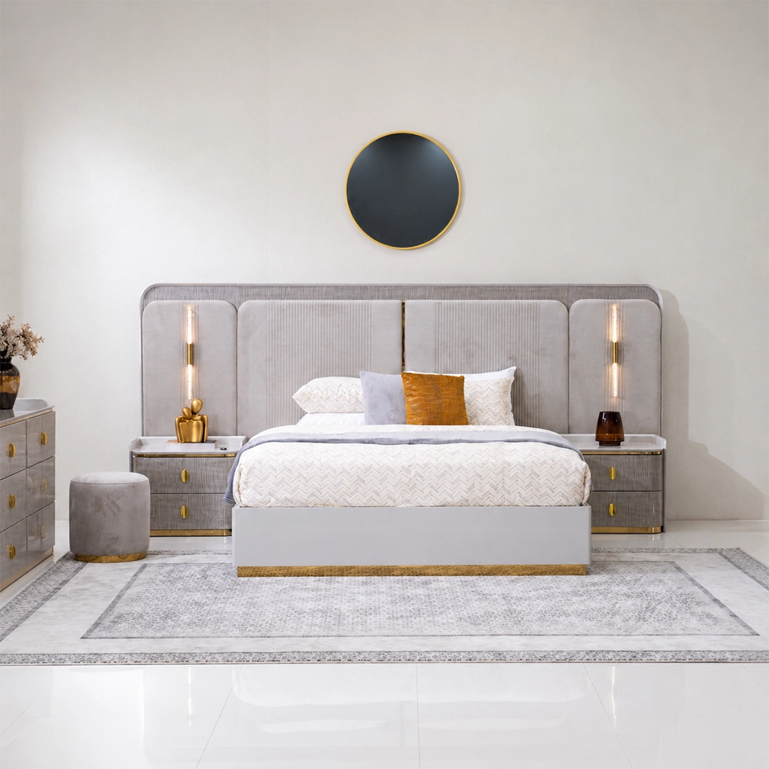 Rhia 6-Piece King Bedroom Set-180*200 cm