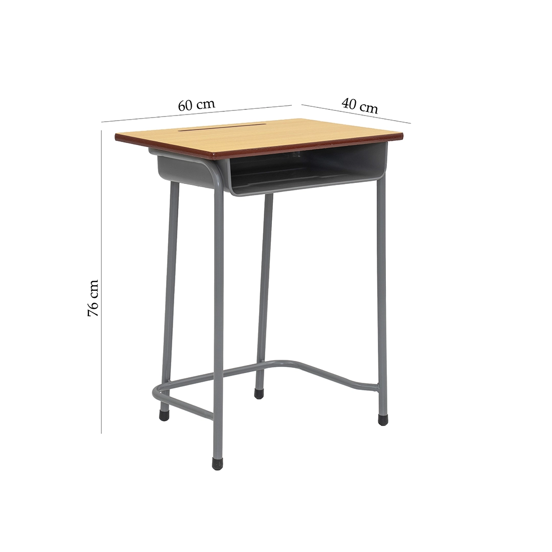 Delmar Kids Study Desk With Chair-Yellow Beech - Image 2