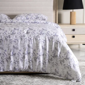 Impressa 4PCS Floral Print Super King Comforter Set Multicolour 245X260Cm