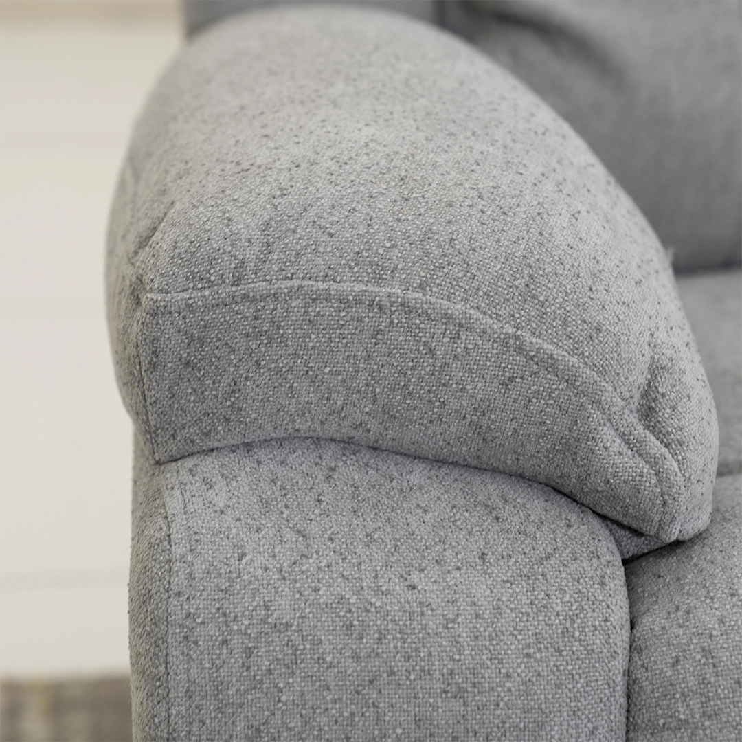 Griffen 6-Seater Recliner Sofa Set-Grey - Image 14