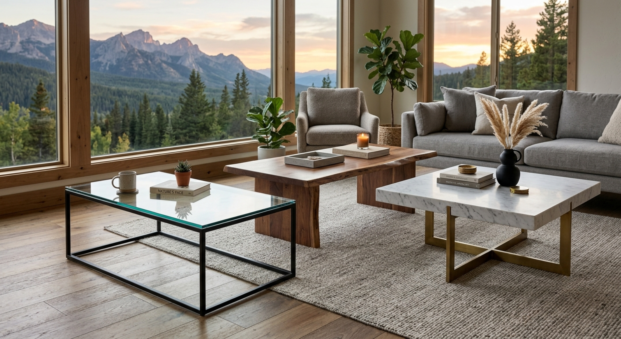 Glass, Wood or Marble Coffee Table: What Survives Daily Use
