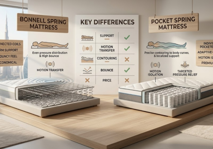 Bonnell Spring Mattress vs Pocket Spring Mattress