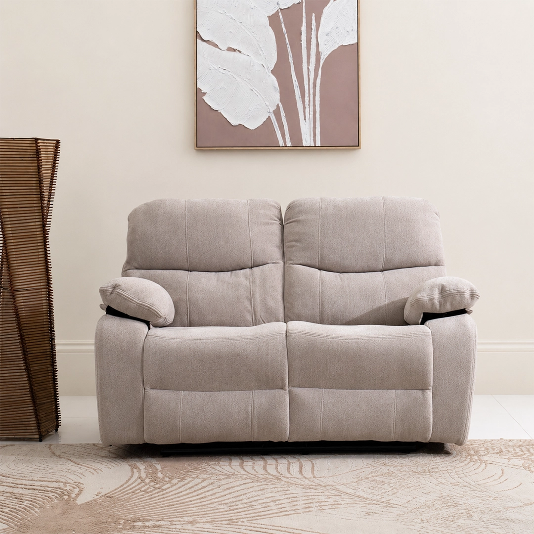 Stanford 6-Seater Recliner Sofa Set-Beige - Image 8
