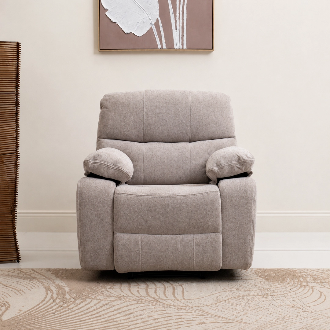 Stanford 6-Seater Recliner Sofa Set-Beige - Image 10