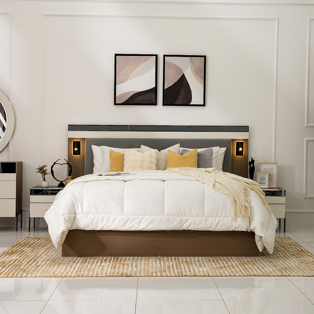 Keo 6-Piece King Bedroom Set-180*200 cm