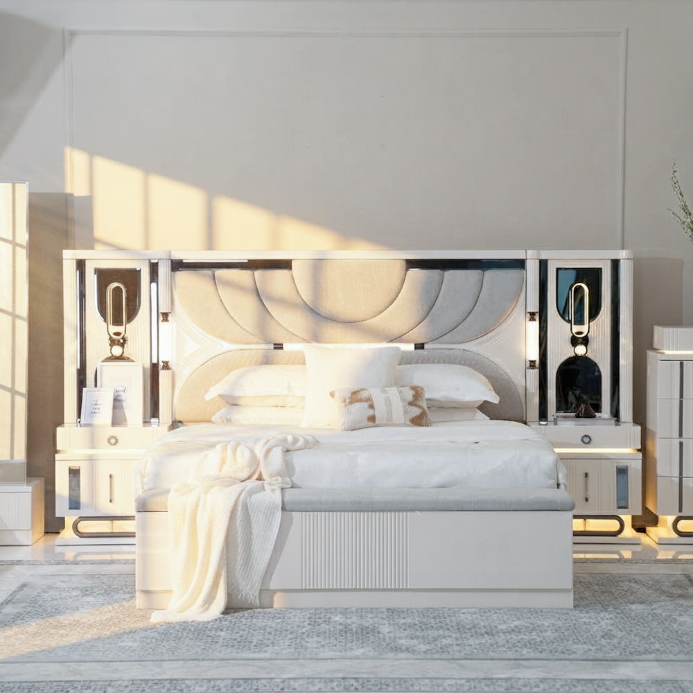 Neo 9-Piece King Bedroom Set-180*200 cm