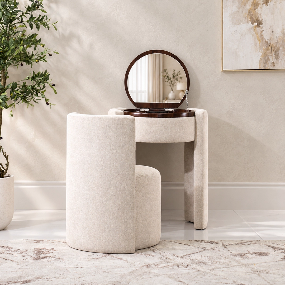 Noura Dresser with Chair