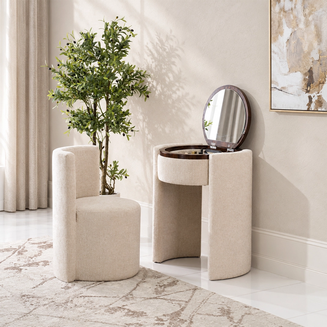 Noura Dresser with Chair - Image 6