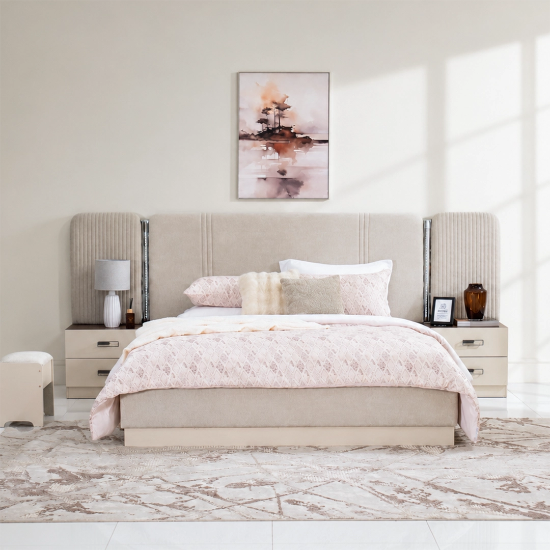 Rosita 6-Piece King Bedroom Set-180*200 cm