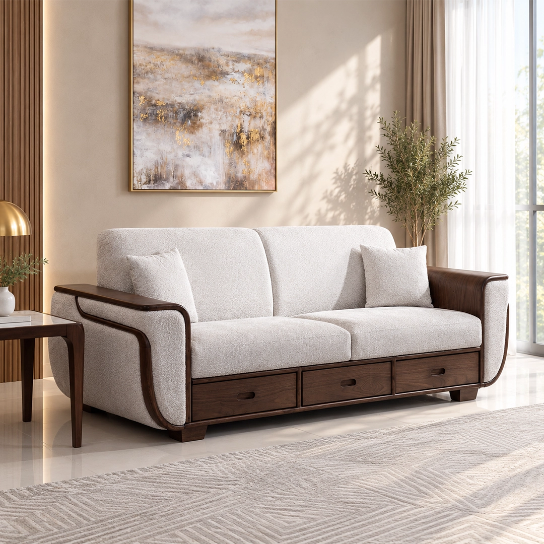 Siena Sofa Set with Center and Side Tables - Image 8