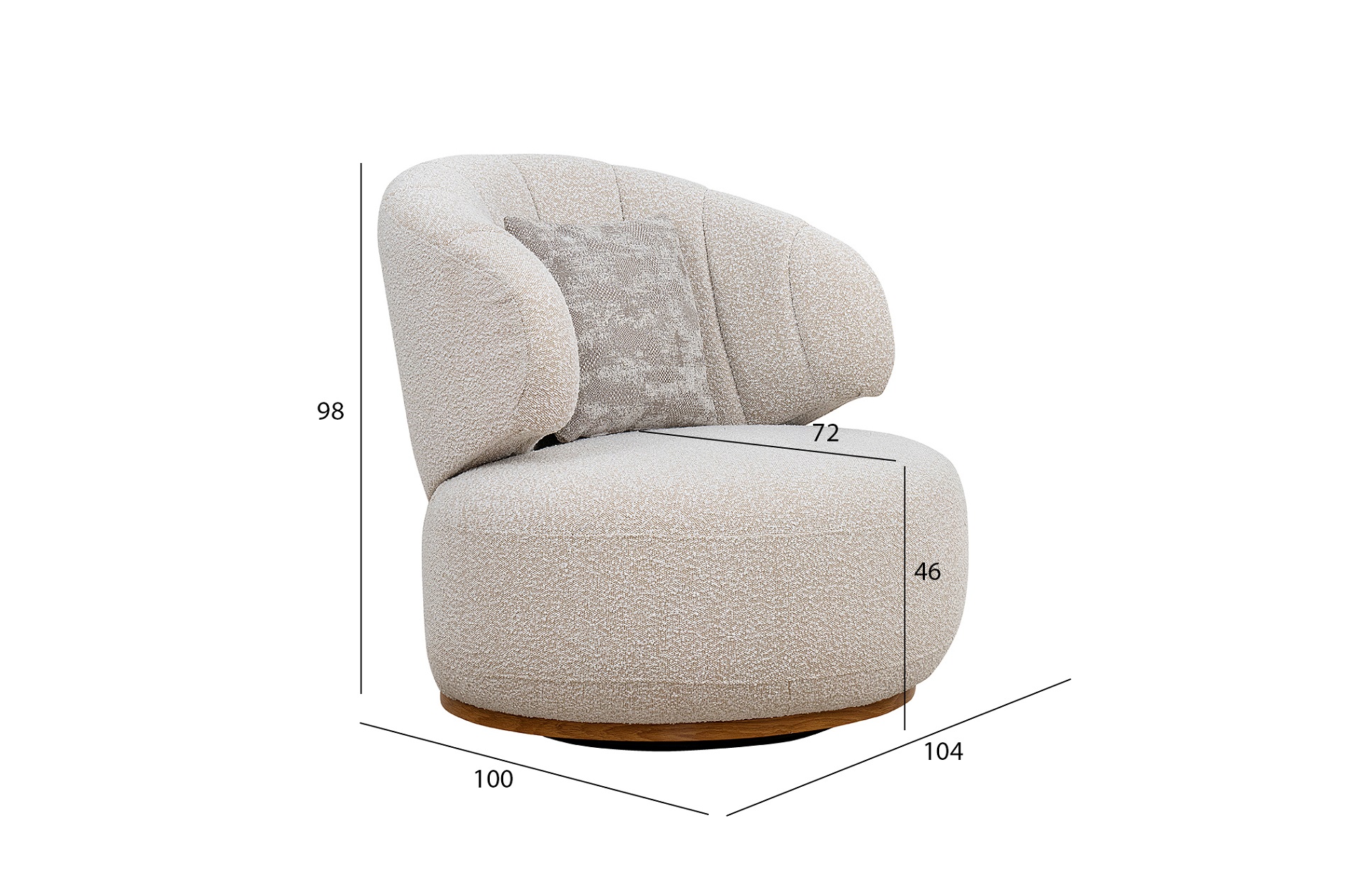 Nomad Single Seater Sofa - Image 2