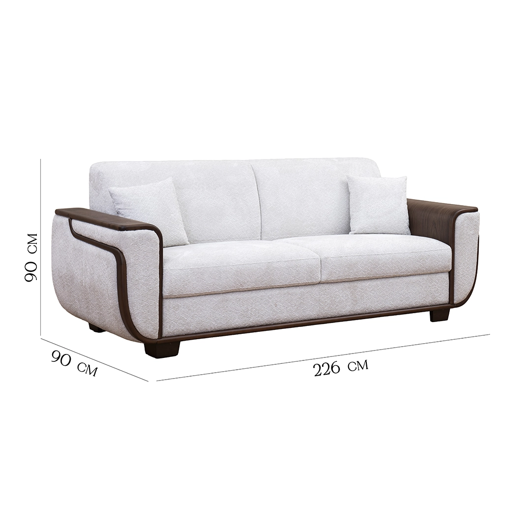 Siena Sofa Set with Center and Side Tables - Image 3