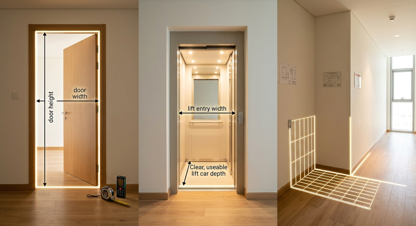 How to Measure Before You Buy: The Doorway, the Lift and the Turn