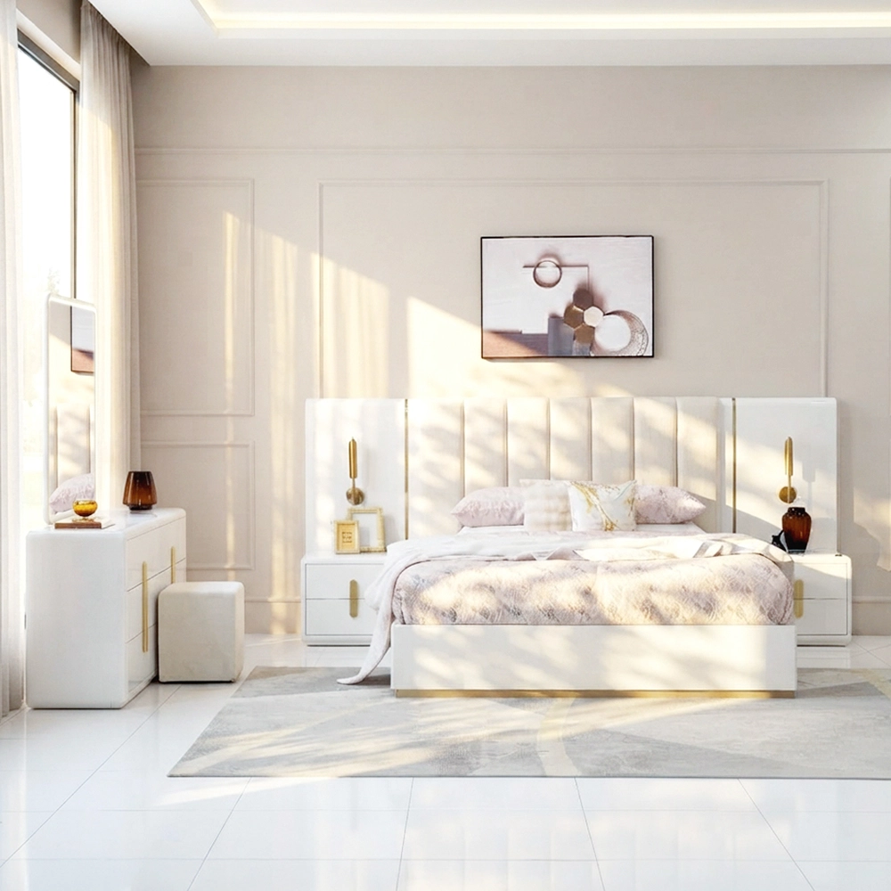 Kenley 6-Piece King Bedroom Set-180*200 cm - Image 5