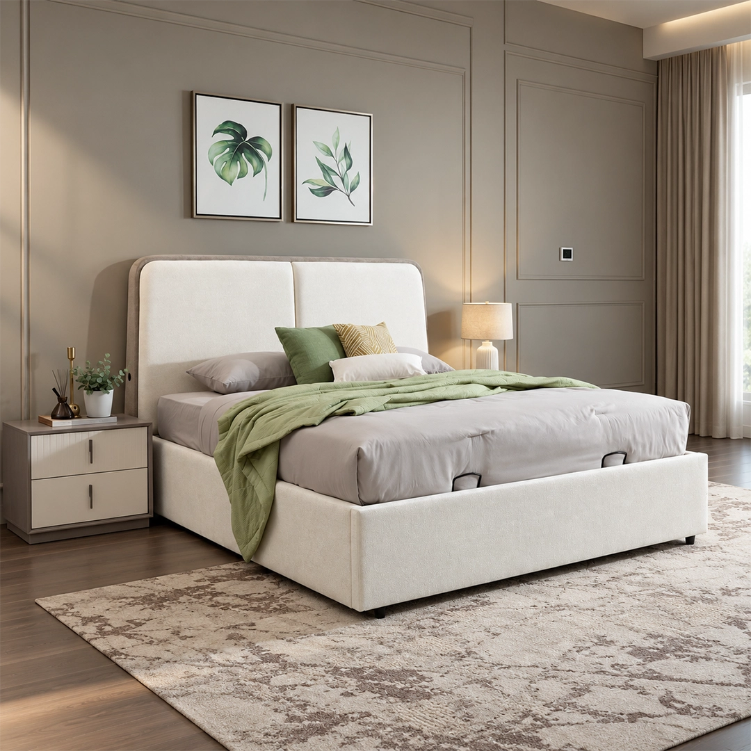 The Charmaine Hydraulic Storage Bed