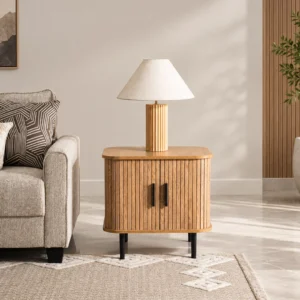 Dynamic End Table-Oak