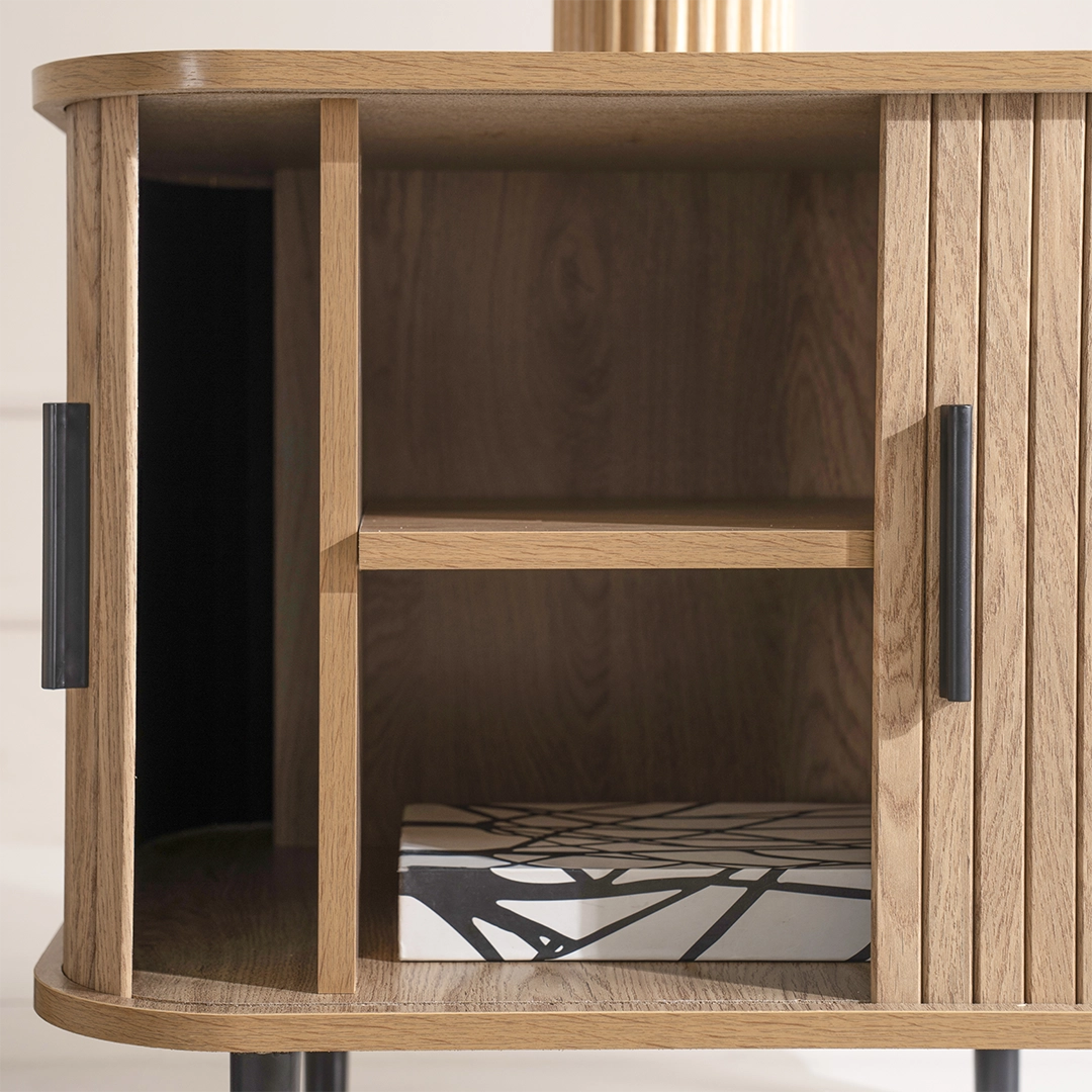 Dynamic End Table-Oak - Image 5