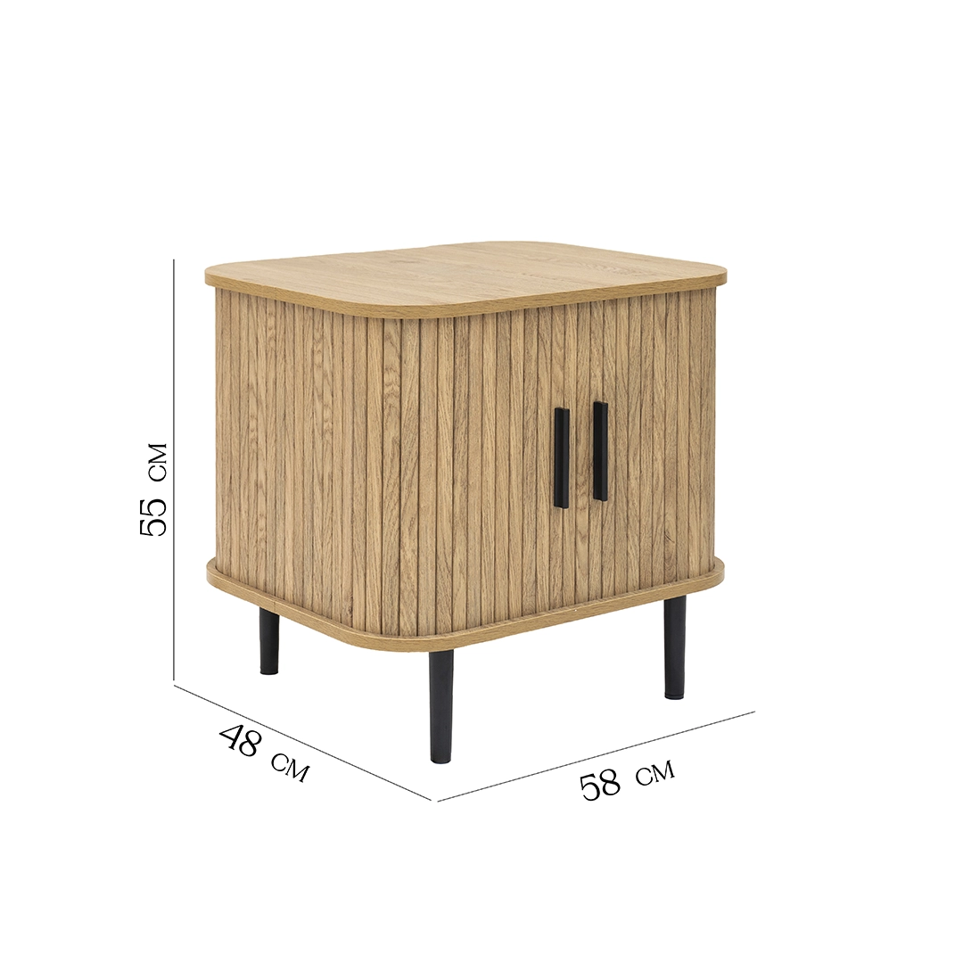 Dynamic End Table-Oak - Image 2