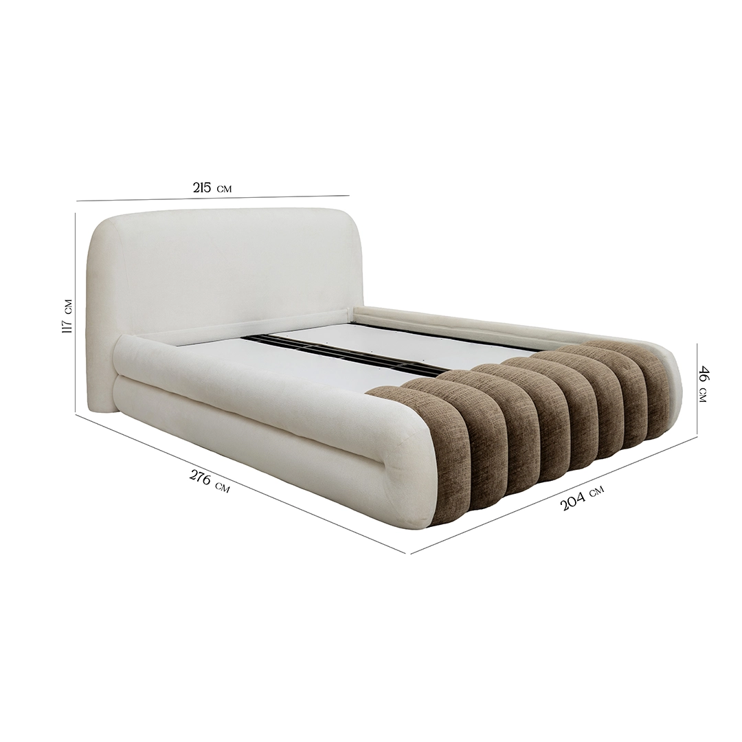 The Vinicius Bed with Built-In Foot Bench - Image 2