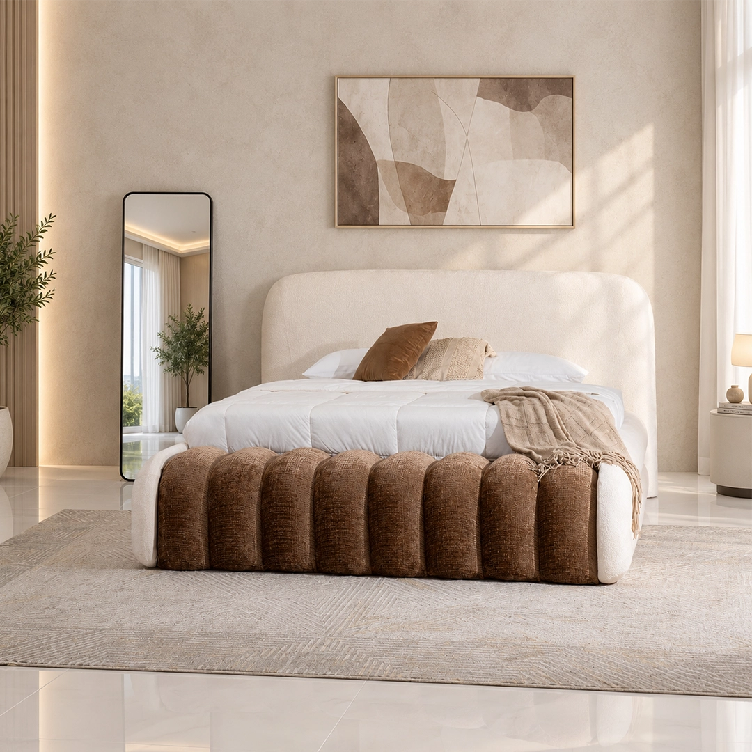 The Vinicius Bed with Built-In Foot Bench - Image 4