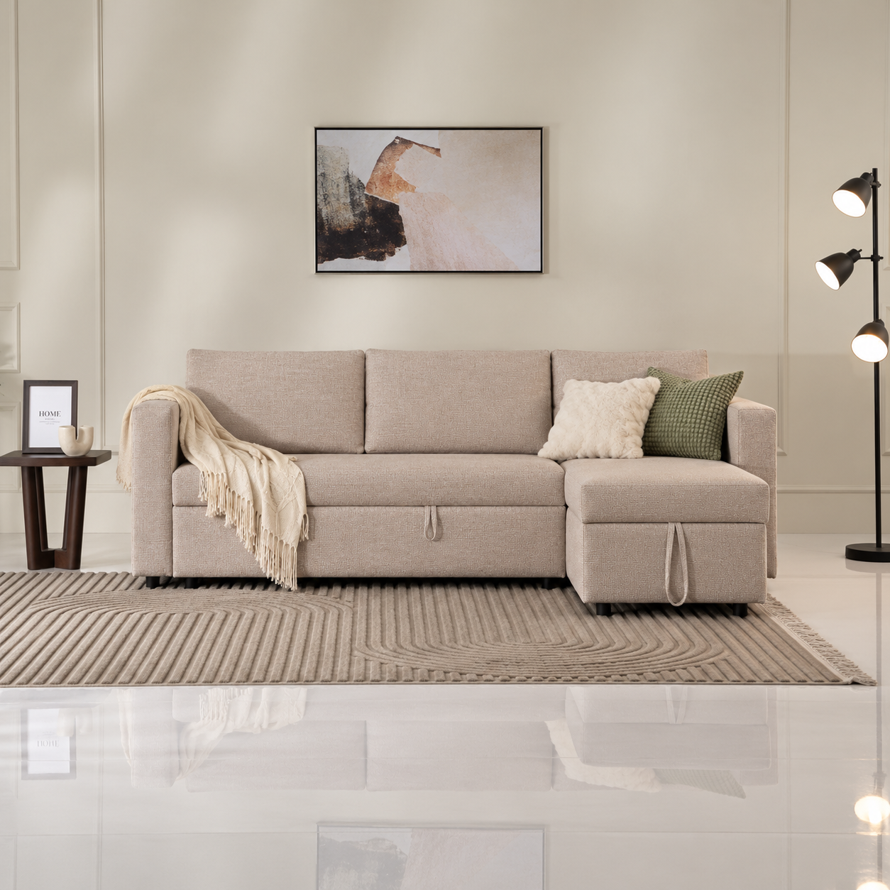 Stella Corner Sofa Bed With Storage