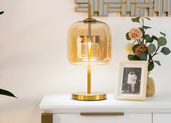 MELON TABLE LAMP GOLD (1)